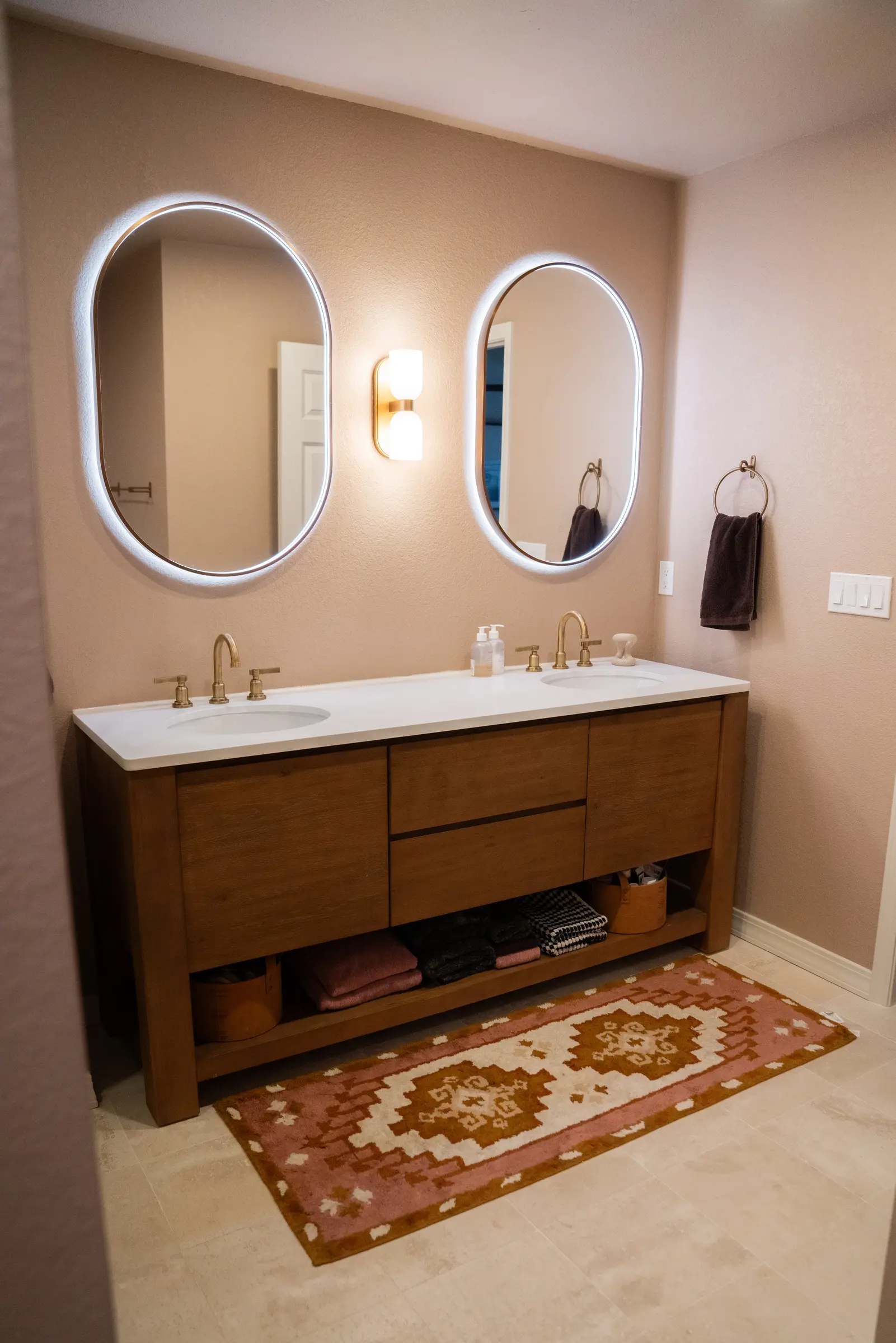 Handmade tile bathroom remodel with clean finish execution